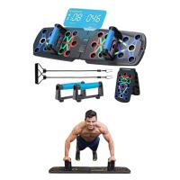 Fitness Tahtası Evde Egzersiz Spor Platformu Otomatik Sayaçlı Katlanabilir İpli Şınav Tahtası