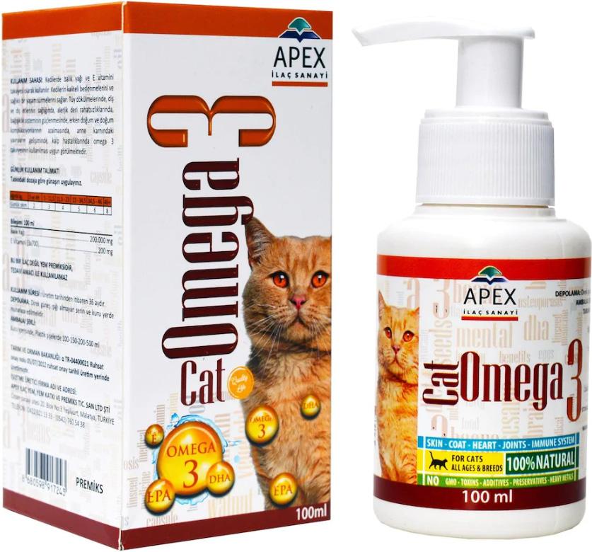 Kedi İçin Omega3 Balık Yağı Tüy Döküm Önleyici / Tüy Sağlığı Üyelere