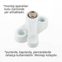 Pvc Kapı Pencere Emniyet Kilidi - ÇELİK - 6 Adet